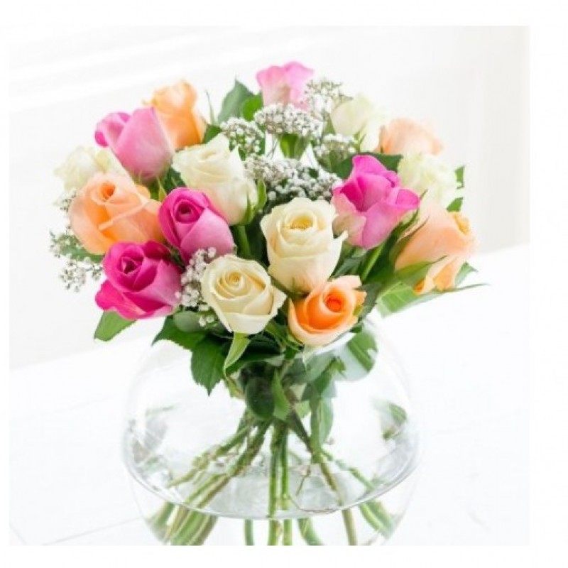 15 Mix Roses Bouquet